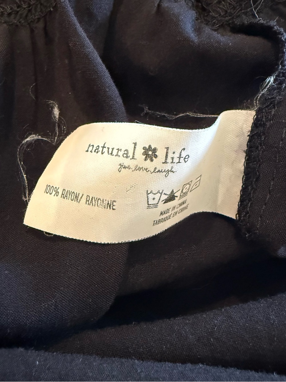 NATURAL LIFE Black Tiered Midi Shirt Dress with Collar - Picture 8 of 10